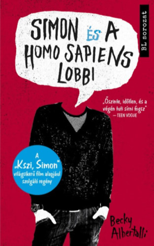 Simon és a Homo sapiens-lobbi – Becky Albertalli borító