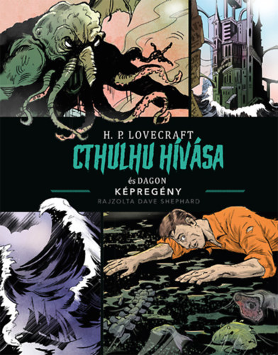 Cthulhu hívása és Dagon – H.P. Lovecraft borító