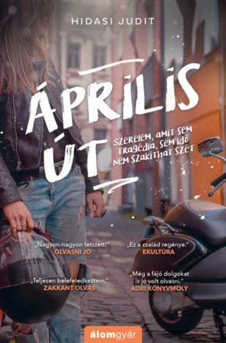 Április út – Hidasi Judit borító
