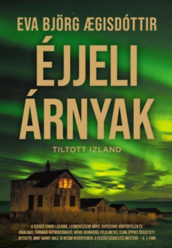 Éjjeli árnyak – Eva Björg Ægisdóttir borító