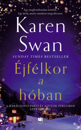 Éjfélkor a hóban – Karen Swan borító