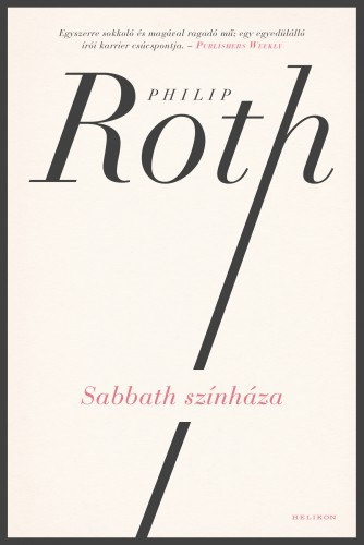 Sabbath színháza – Philip Roth borító