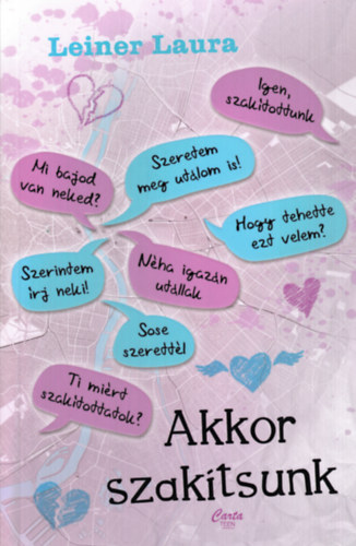 Akkor szakítsunk – Leiner Laura borító