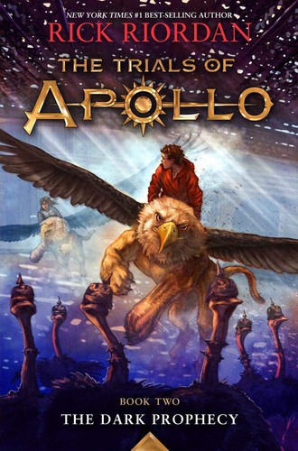 A sötét prófécia – Rick Riordan borító